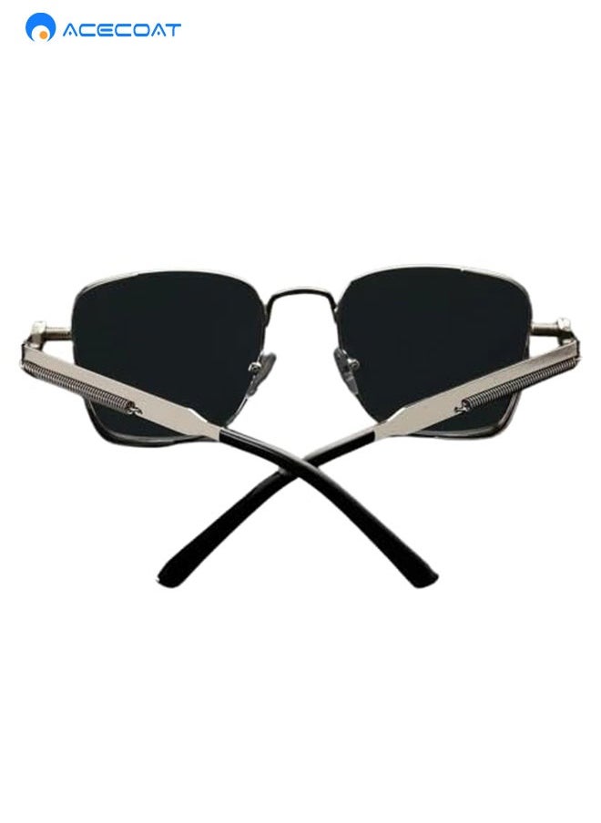 ACECOAT Polarized sports sunglasses for men and women 100% UV protection Wrap-around and unbreakable Suitable for fishing and driving  - Image 4