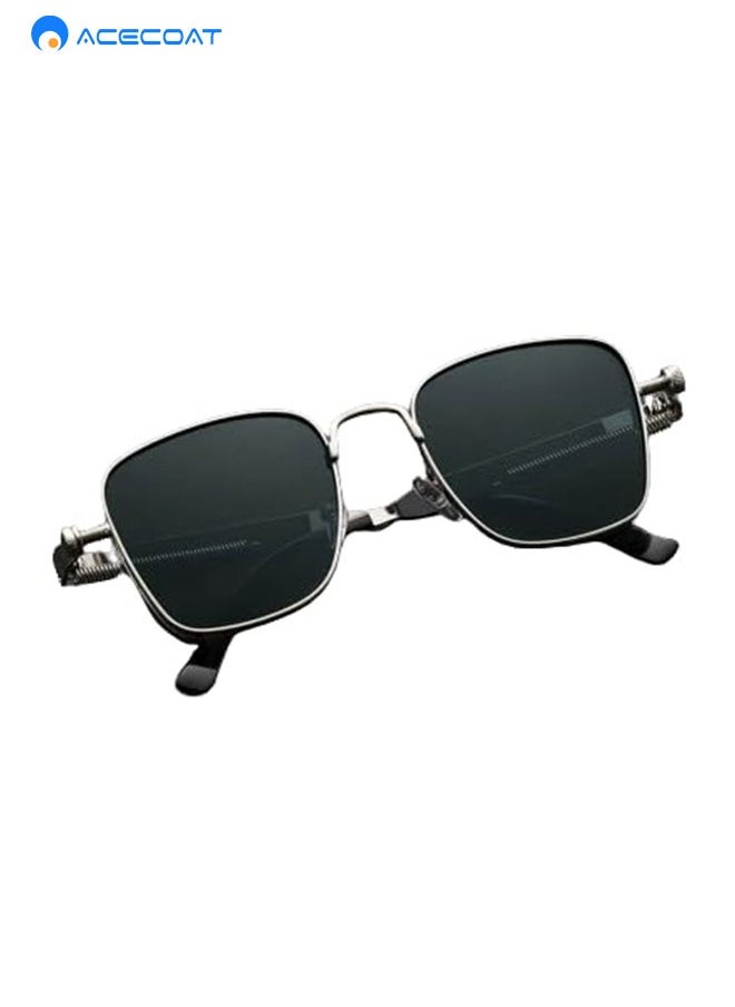 ACECOAT Polarized sports sunglasses for men and women 100% UV protection Wrap-around and unbreakable Suitable for fishing and driving  - Image 3