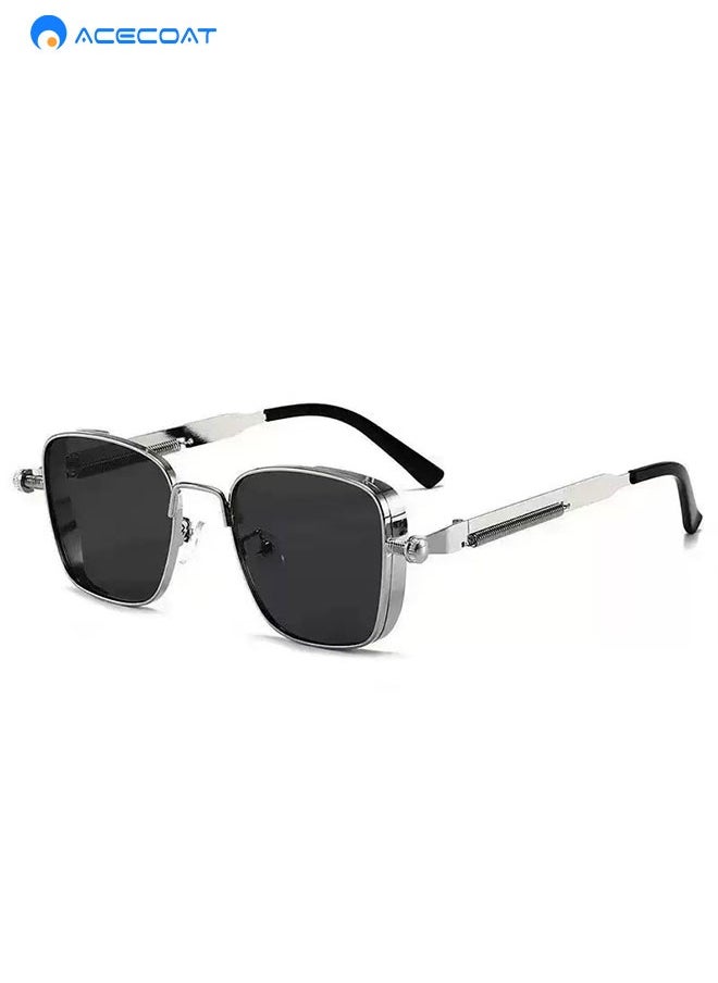 ACECOAT Polarized sports sunglasses for men and women 100% UV protection Wrap-around and unbreakable Suitable for fishing and driving  - Image 1