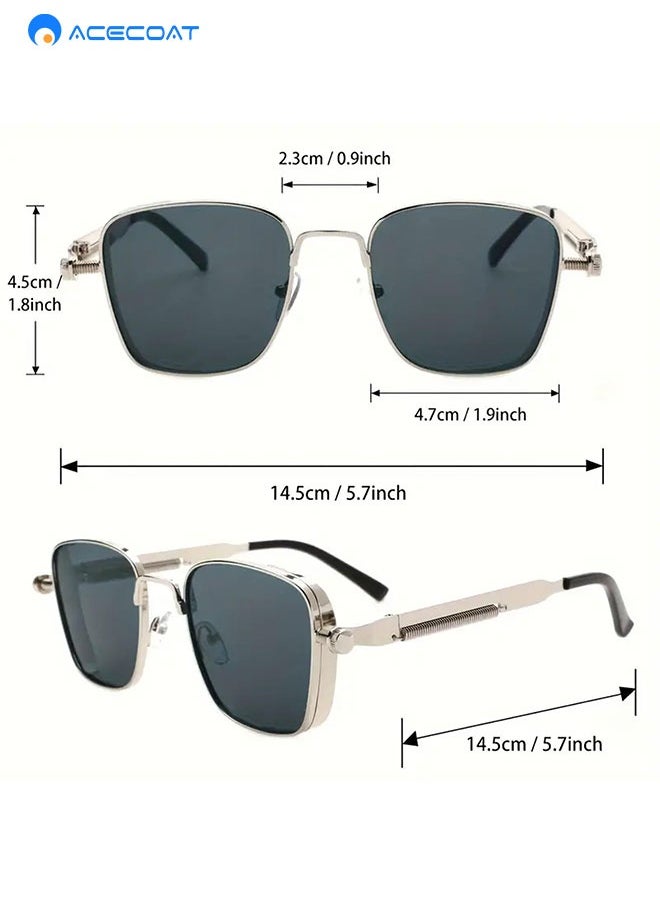 ACECOAT Polarized sports sunglasses for men and women 100% UV protection Wrap-around and unbreakable Suitable for fishing and driving  - Image 2