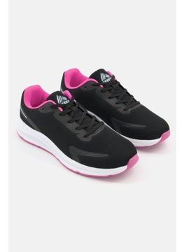 RBX Women Kintec Lace Up Running Shoes, Black  - Image 1