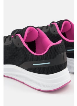 RBX Women Kintec Lace Up Running Shoes, Black  - Image 3
