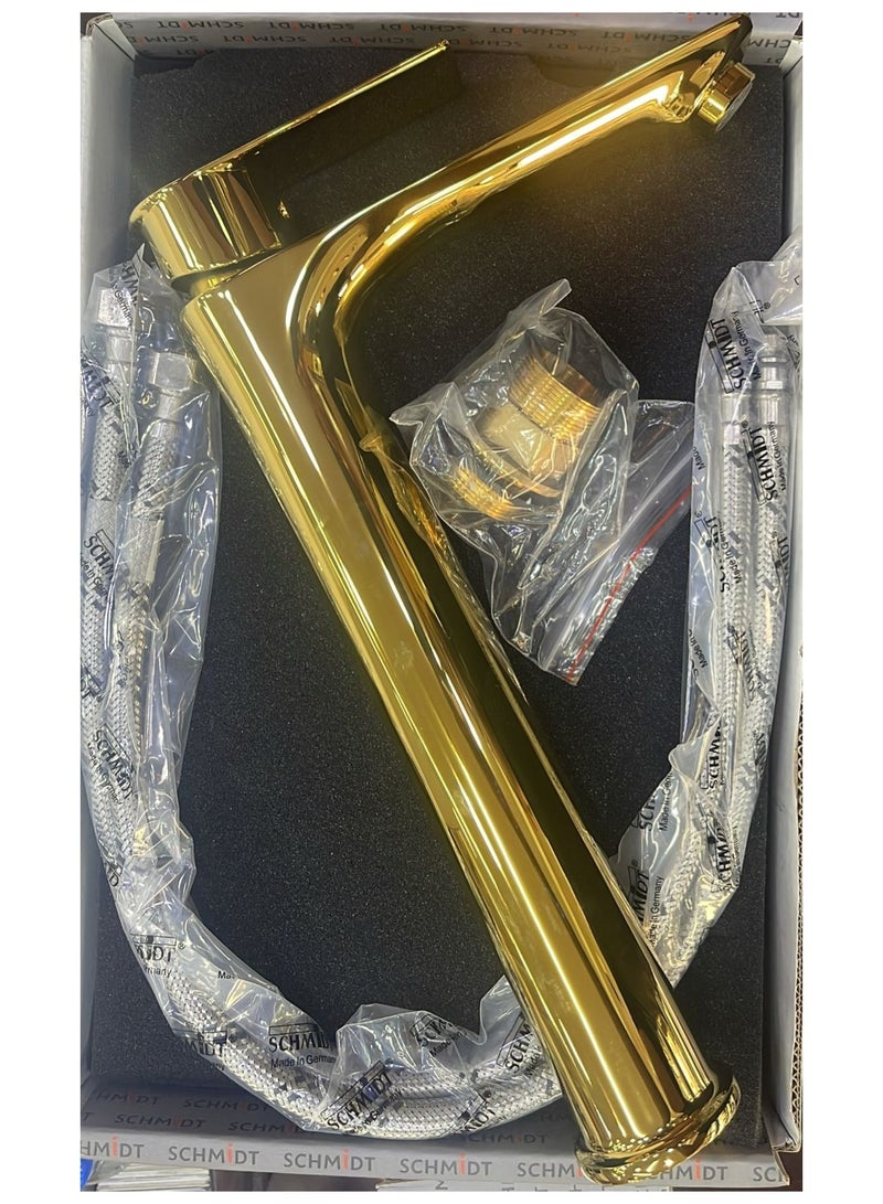 شميت خلاط حوض ذهبي عالي الجودة رقم الموديل 10008002G - Image 4