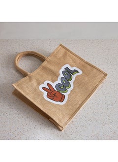 Home Box Adventurer Cool Jute Bag with Zipper 30 x 38 x 15 cm  - Image 2