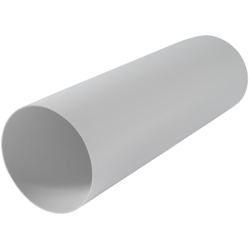 REPA MARKET 4 Inch Round Straight Plastic Ventilation Duct 12 Inch Long Ducting Vent Replacement Pipe Extension Fresh Air Circulation ThroughWall Vent Duct Straight Plastic Pipe for HVAC Ducting - Image 2