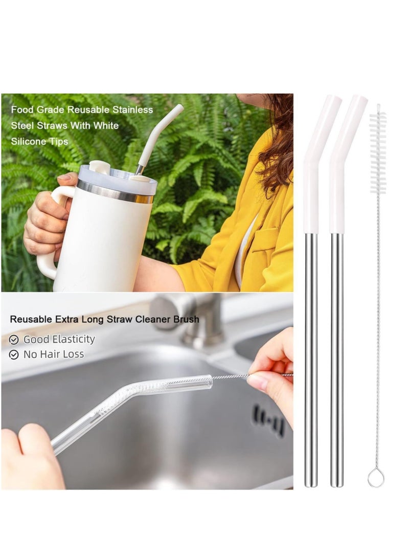 40 oz Leak Proof Flip Straw for Stanley Lid, Tumbler Lid Replacement No Spill Proof for Stanley 40oz Cup Lid,Purple  - Image 5