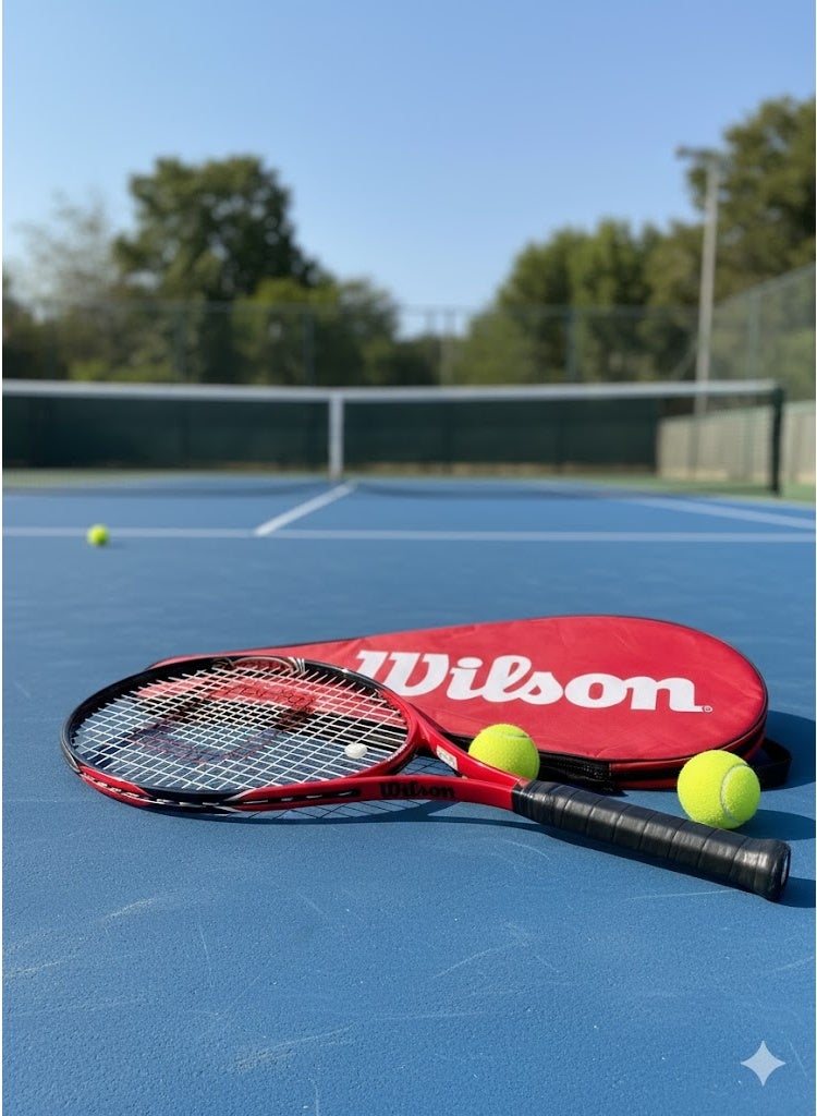 Wilson Brands J Tennis Racket 27-Inch - Durable & Lightweight (Tennis Racket) for Beginners & Hobbyists - (Sports Equipment) - Image 4