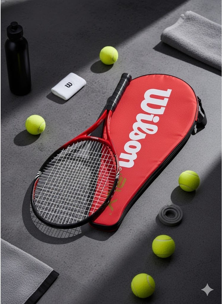 Wilson Brands J Tennis Racket 27-Inch - Durable & Lightweight (Tennis Racket) for Beginners & Hobbyists - (Sports Equipment) - Image 2