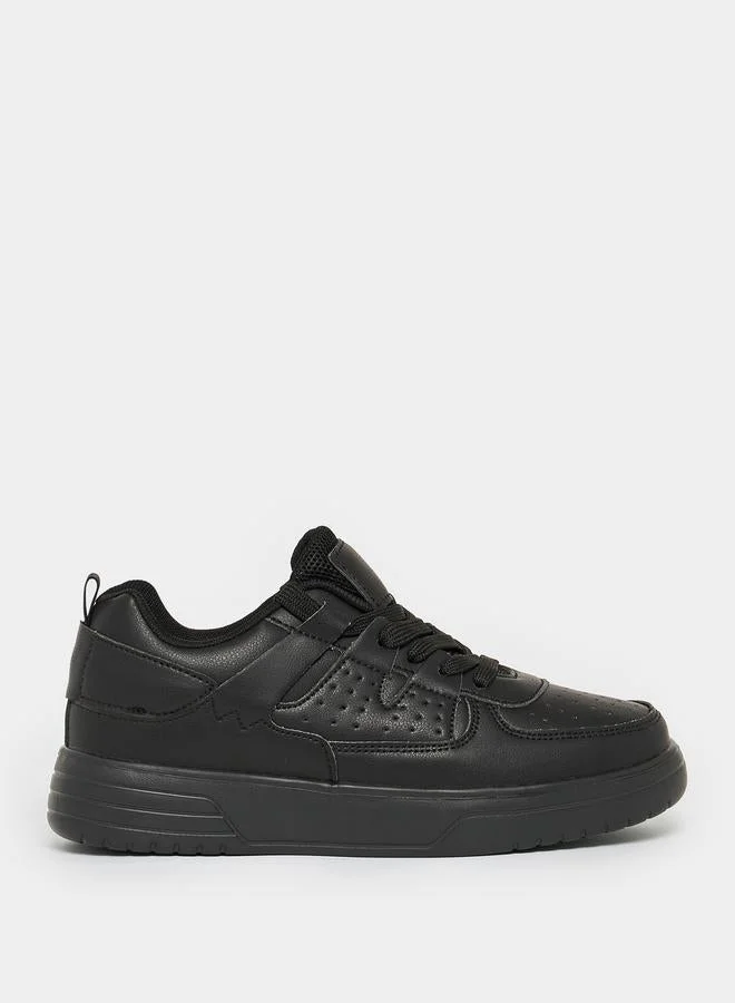 Take Two Textured Thick Sole Sneakers by Styli