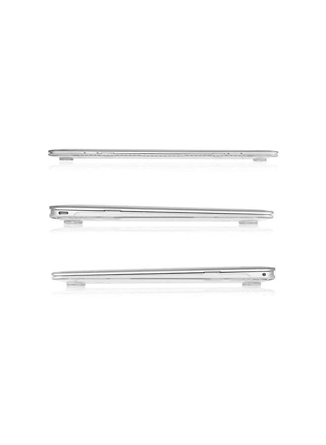 بروماس حافظة حماية صلبة رفيعة للغاية مع شاشة عرض ريتينا لجهاز ماك بوك 12 بوصة A1534 إصدار 2015، شفاف كريستالي - Image 3