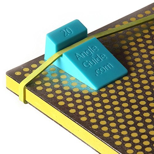 Wedgek AGM Angle Wedges for Sharpening Knives 10 to 20 degrees, Blue - Image 3