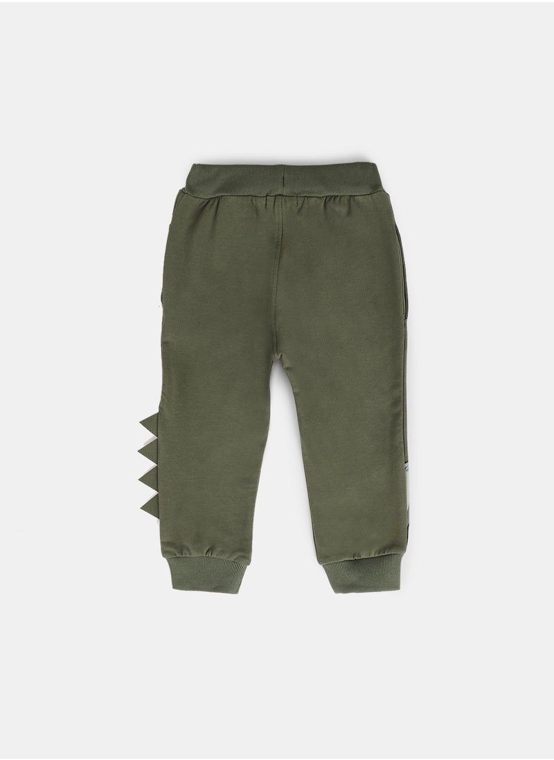 NAME IT - Boys Dino Print Sweatpants - Image 1