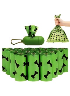 PoopBags Elegant Pets Disposable 315 Bags 21 Rolls Lavender Scented With Dispenser Thick Disposable Bag And Leash Clip For Doggy Cats Puppy Large Biodegradable Leak Proof Dog Waste Bags  - Image 1