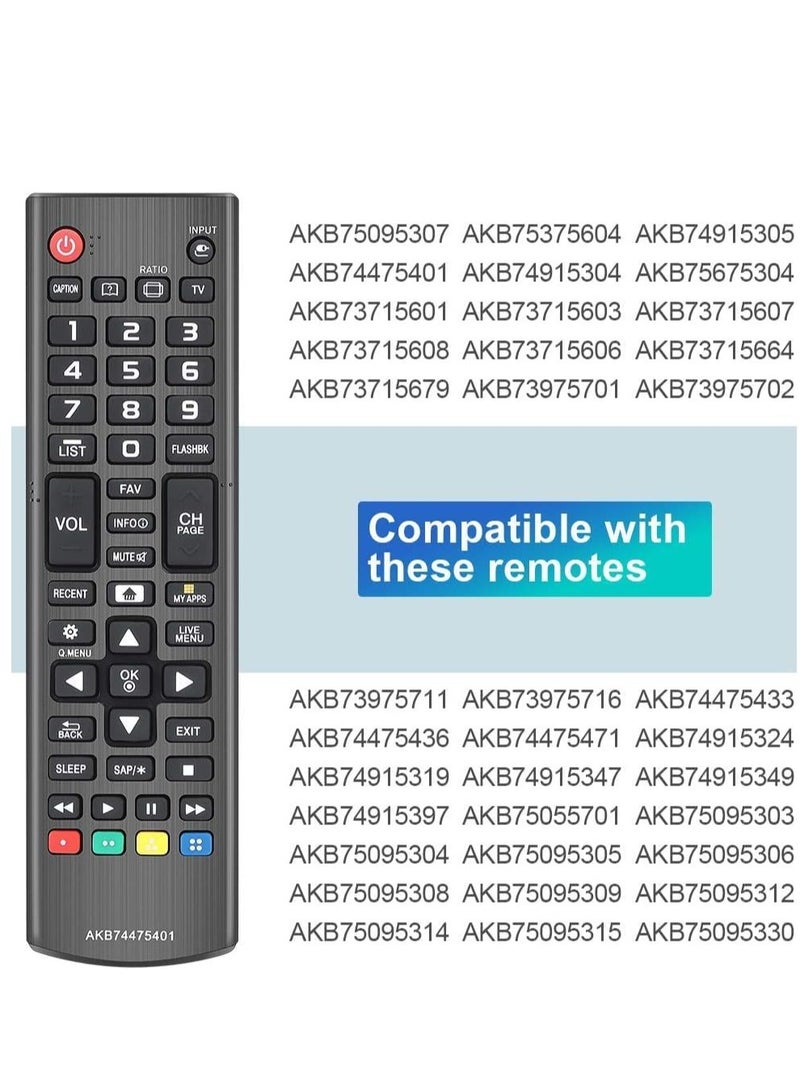 ELTRAZONE Remote Control Compatible Replacement for LG TV 43LF5900 43UF6400 43UF6430 43UF6800 43UF6900 43UF7590 43UF7600 49LF5900 49UF6400 49UF6430 49UF6490 49UF6800 - Image 3