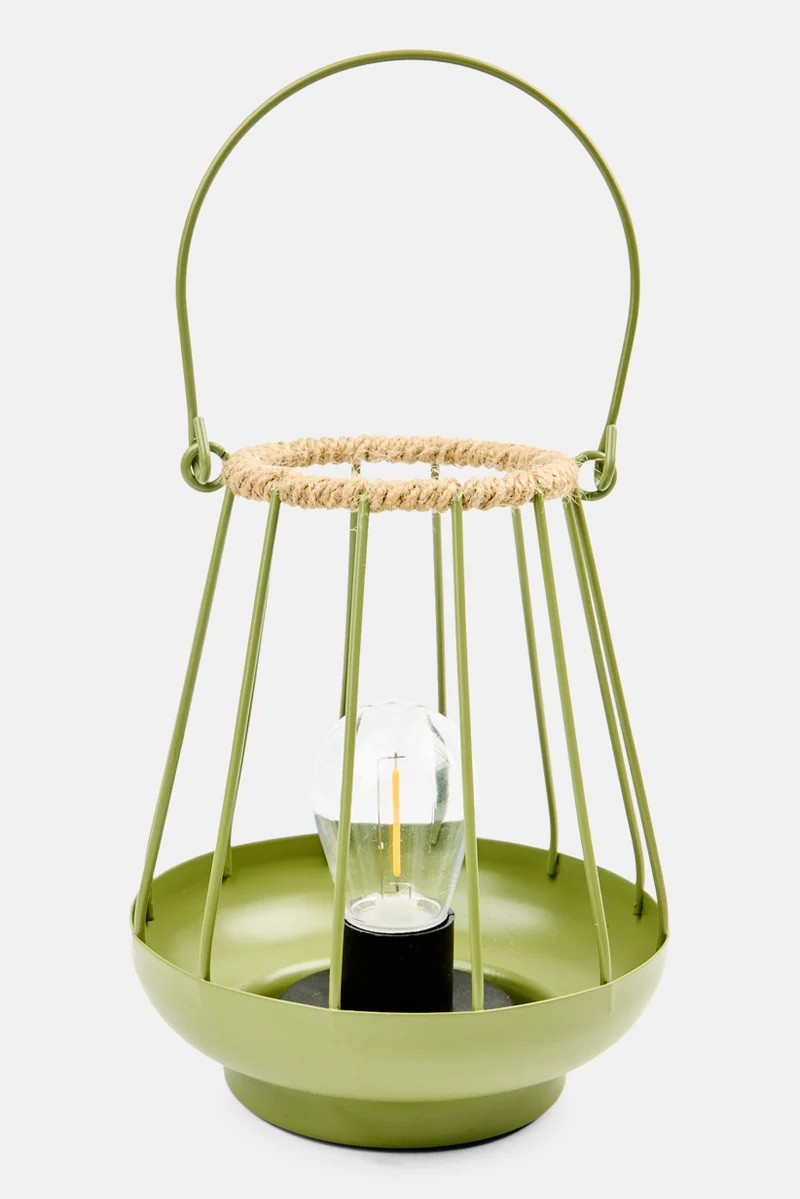 Muy Mucho LED Light Lantern, Sage Green