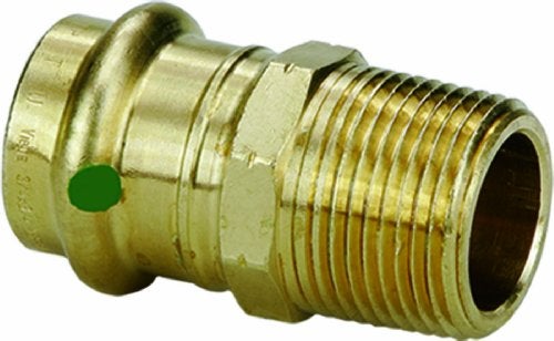 Viega 79215 ProPress Zero Lead Bronze Adapter with Male 12Inch by 12Inch P x Male NPT 10Pack