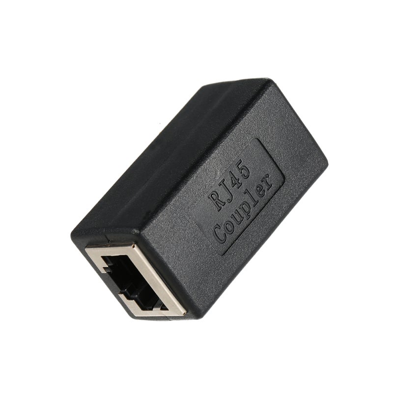 مقسم RJ45 8 دبابيس بلب كامل من النحاس المذهب - محول RJ45 عالي السرعة 10 جيجابايت لتوسيع اتصالات شبكة إيثرنت Cat7/Cat6/Cat5، لتركيب شبكات المكتب المنزلي - Image 1