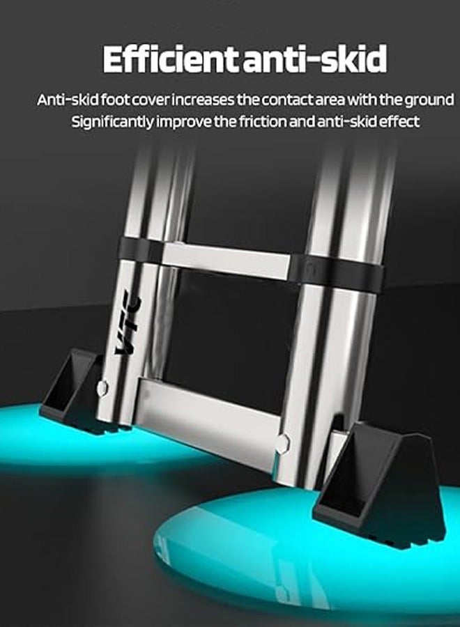 VTC Double telescopic ladder, 4.2 meters (2.1+2.1 m), multi-purpose, easy to carry and store, suitable for professional and commercial use. - Image 3