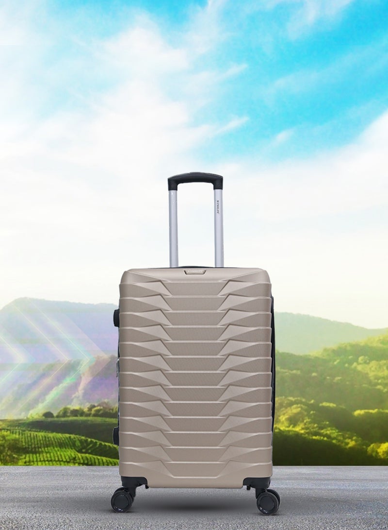 ستار لايف مجموعة حقائب سفر بعجلات من الجانب الصلب ABS مكونة من 3 قطع بعجلات دوارة مع قفل أرقام - Image 2