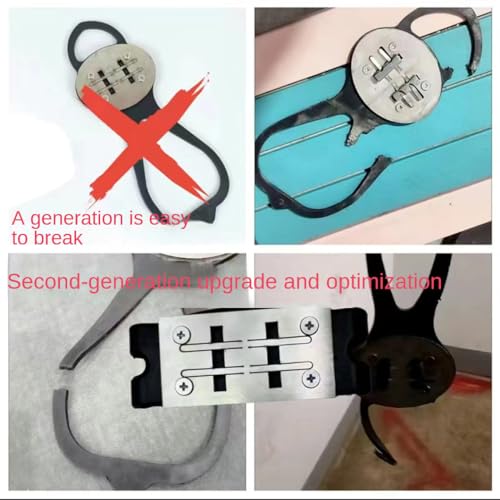 VISIOLEX أداة شرارة احتكاك الدراجة، دراجة نارية، وسادة شرارة الدراجة، ملحقات لوح التزلج، شرارات فرامل القدم، غطاء حذاء ضغط القدم (1*غطاء حذاء + 4*وسادة شرارة) - Image 2