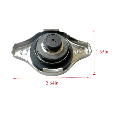 DSkoiph غطاء غطاء رادياتير DSkoiph 19045-PAA-A01 19045PAAA01 متوافق مع هوندا أكورد سيفيك CR-V إليمينت إنسايت أوديسي بايلوت برلود ريدجلاين S2000 - Image 2