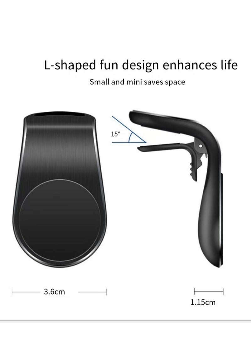 Blue, Car Phone Holder, Air Outlet Rotating Magnetic Phone Holder, Safer Phone Holder - Image 5