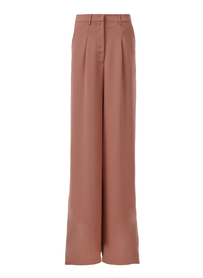 Leem  Pleated Wide-Leg Trousers for Women | Best Price UAE
