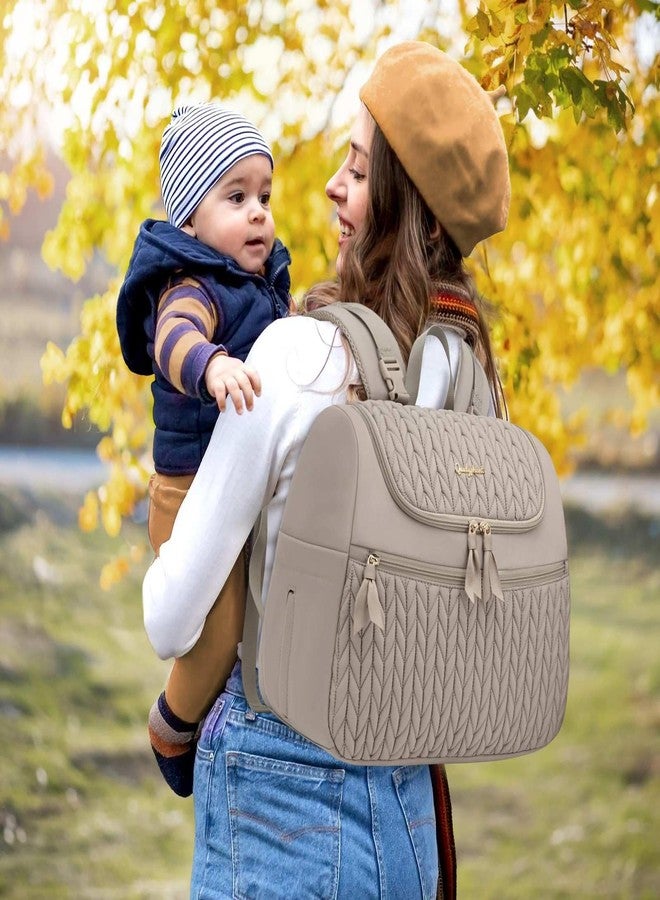 Qualyphant Breast Pump Bag for Spectra S1/S2 & Medela – Insulated Cooler Bag, 13" Laptop Sleeve, Diaper Backpack with Changing Pad – Lightweight, Water-resistant & Stylish for Work, Travel - Image 2