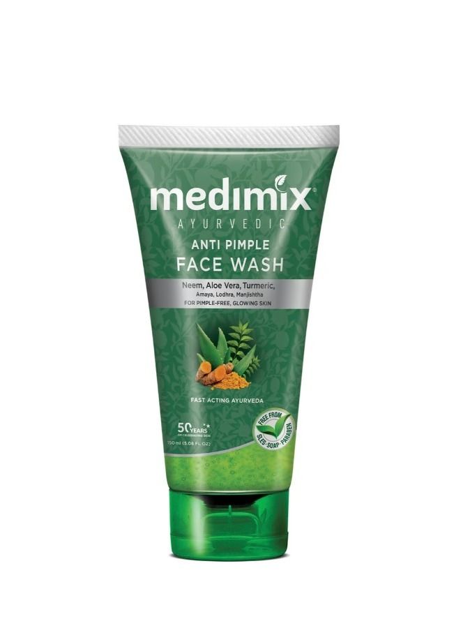 Medimix Ayurvedic Anti Pimple Face Wash 150ml - Image 1