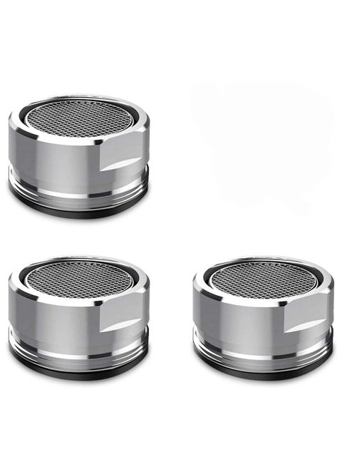3 Pcs Splash-Proof Faucet Nozzle Filter for Bathroom Kitchen Sink Spray Tap Attachment Single Handle High Arc Pull Out Taps Swivel Aerator