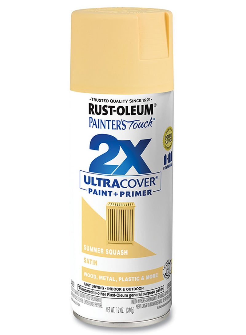 رست أوليوم طلاء بخاخ Painter's Touch 2X Ultra Cover 340 G بلون قرع صيفي ساتان - Image 1