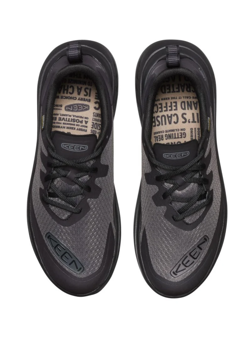 Keen MEN'S WK400 WATERPROOF WALKING SHOES BLACK