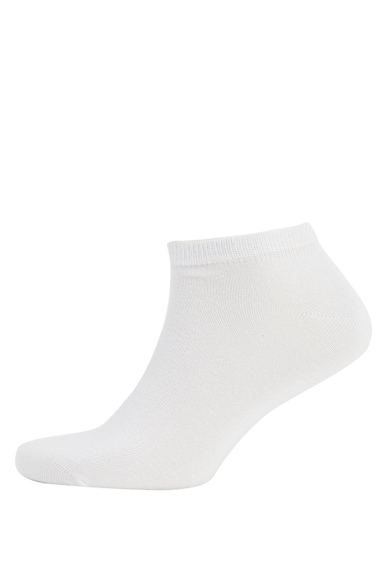 DeFacto White Man Men's Seamless 3 Pack Short Socks Casual - Image 2