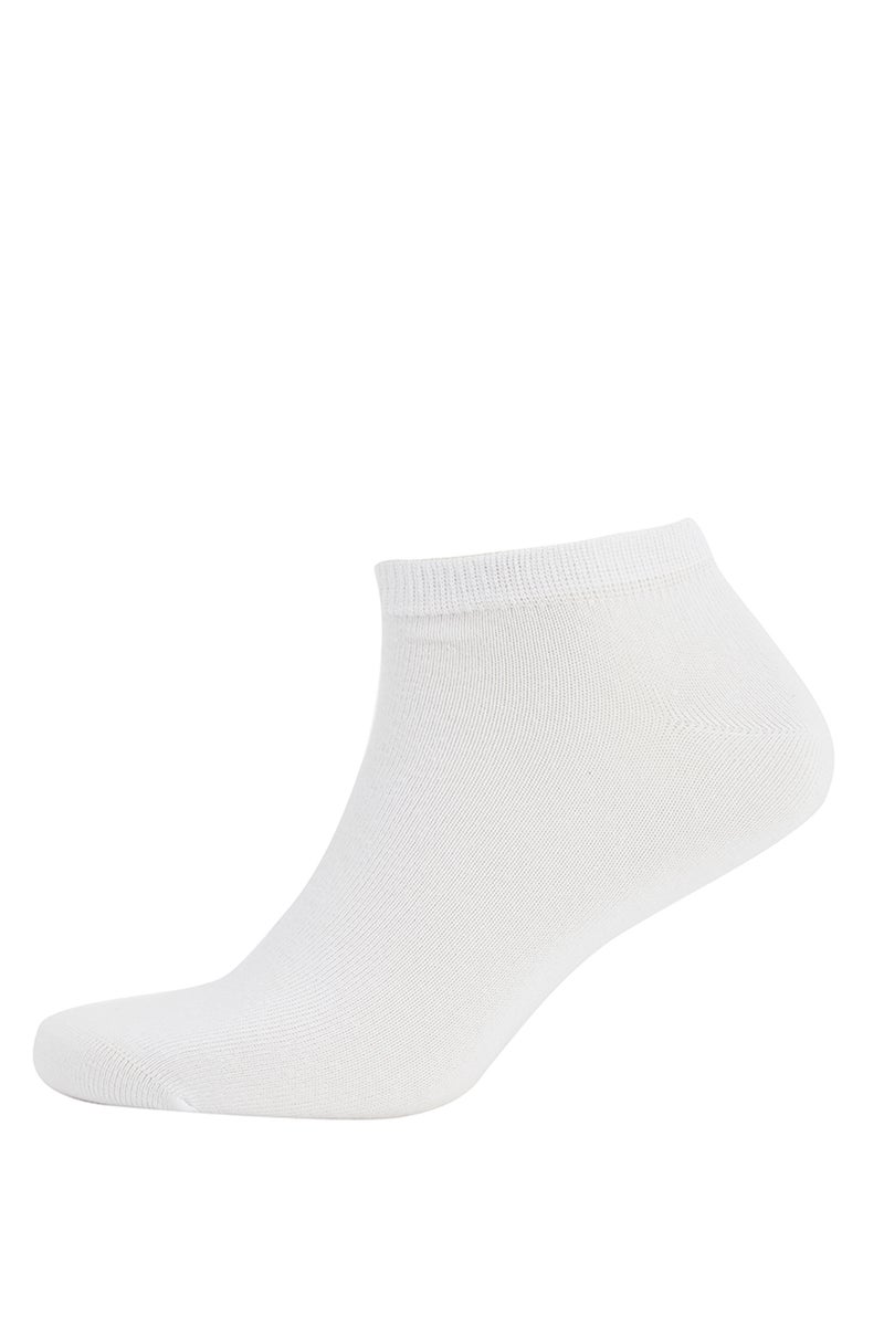 DeFacto White Man Men's Seamless 3 Pack Short Socks Casual - Image 4