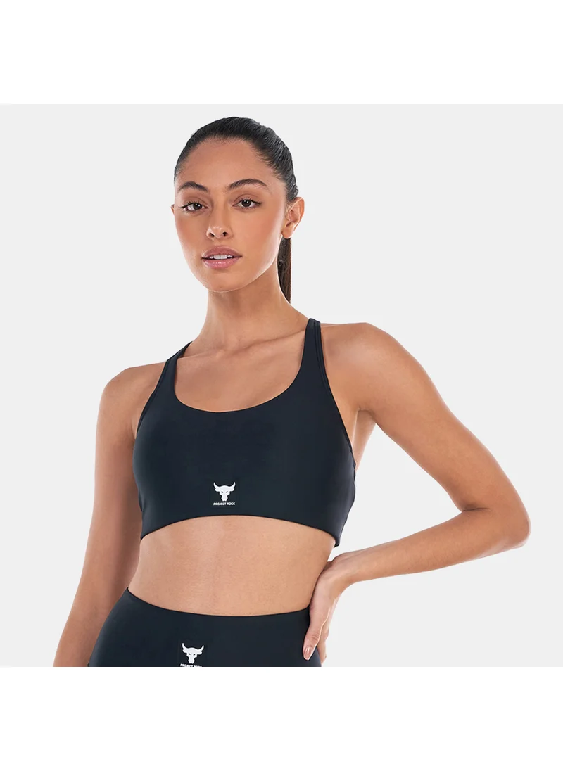 UNDER ARMOUR Women's Project Rock All Train Crossback Medium-Support Sports Bra