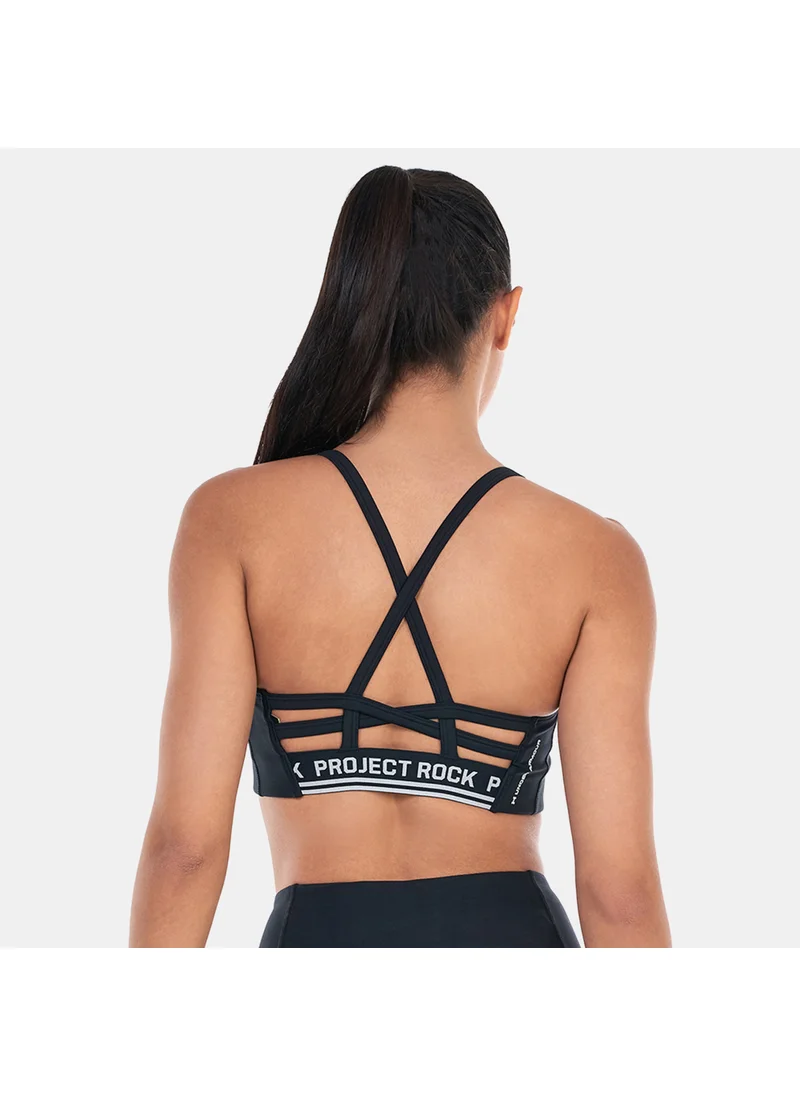 UNDER ARMOUR Women's Project Rock All Train Crossback Medium-Support Sports Bra