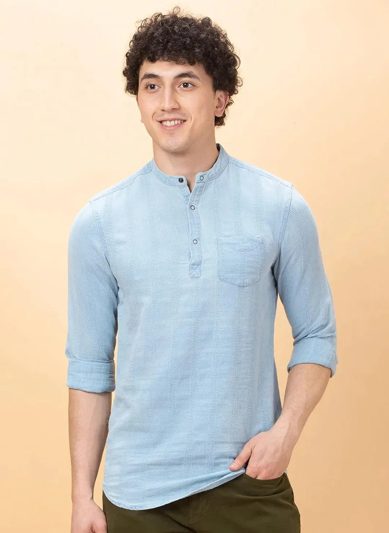 بيينغ هيومان Men Slim Fit Opaque Casual Shirt