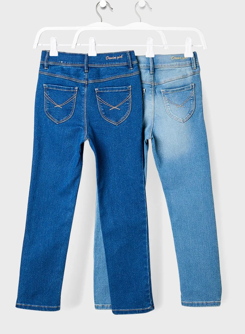 NAME IT Kids 2 Pack Basic Jeans