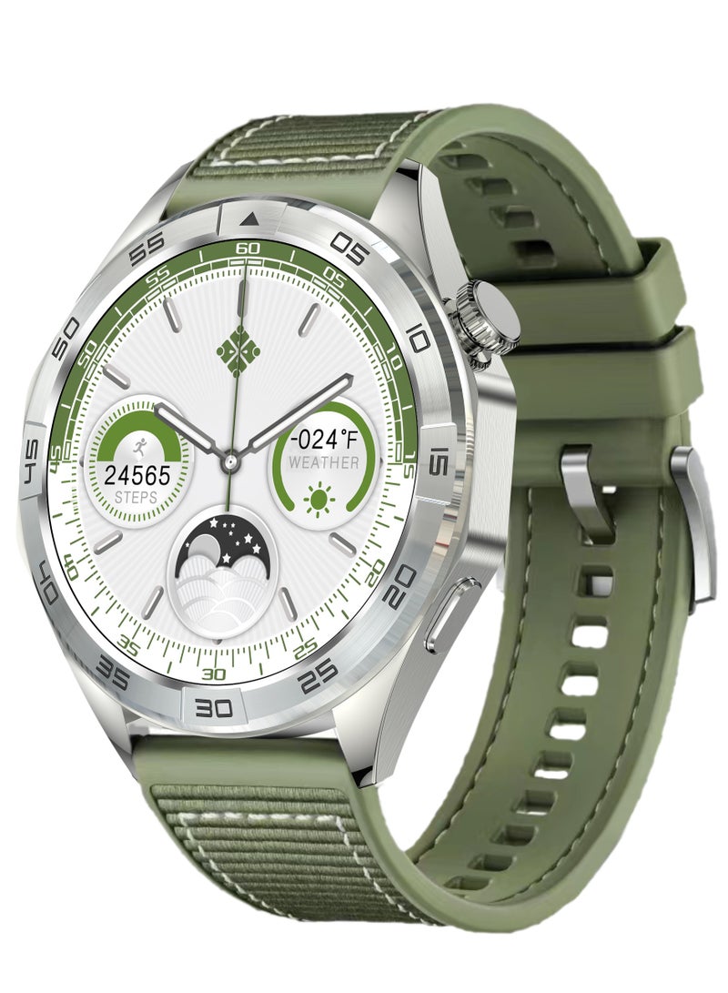 RollsTimi  Men's smart watches have a full touch screen, voice chat, heart rate, sleep monitoring, etc.Waterproof watch, Bluetooth pairing Android and iOS, sports watch, outdoor watch  - Image 1