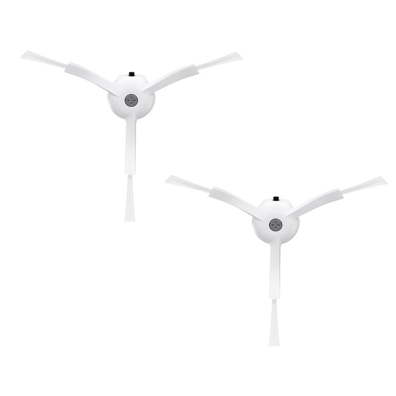 roborock Side Brushes Replacement 2 Pieces for S8 Pro Ultra S7 Max Ultra Q Revo Series of S7 MaxVS7Q7MaxQ8 MaxS8Q7Q5S6S5S4E5E4E3E2 Robot Vacuum Cleaner White