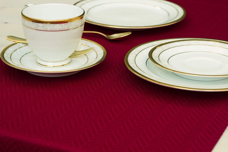 Akutana Red Table Runner 120 inch  Cranberry Dresser Scarf  Burgundy Outdoor Coffee Table Runner  Waterproof Dining Table Runners for Fiesta  Dinner Parties  Wedding  Thanksgiving  Halloween Christmas - Image 4