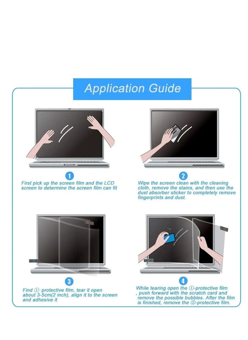 Generic 1Pack Screen Protector for MacBook Air 13.6 Inch M2/M3/M4 Chip A2681/A3113/A3240, Anti-Glare Film Matte, Anti-Fingerprint--Clear  - Image 5