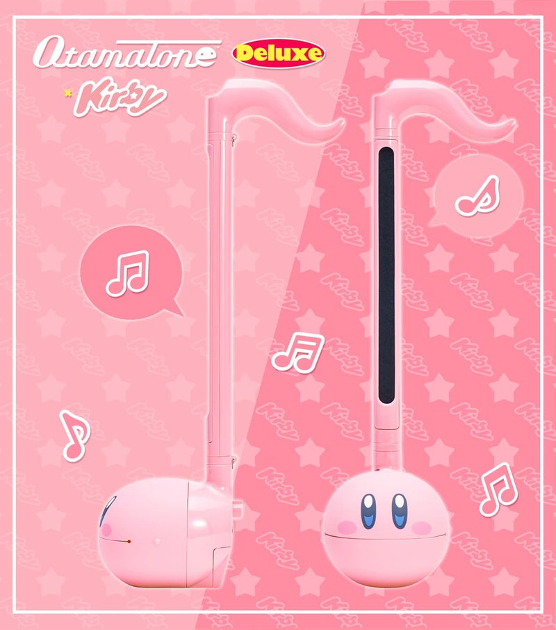 Otamatone Deluxe Japanese Musical Instrument Portable Music Synthesizer from Japan by Maywa Denki Studio Award Winning, Educational Fun Gift for Children, Teens & Adults - Kirby (English Manual) - Image 2