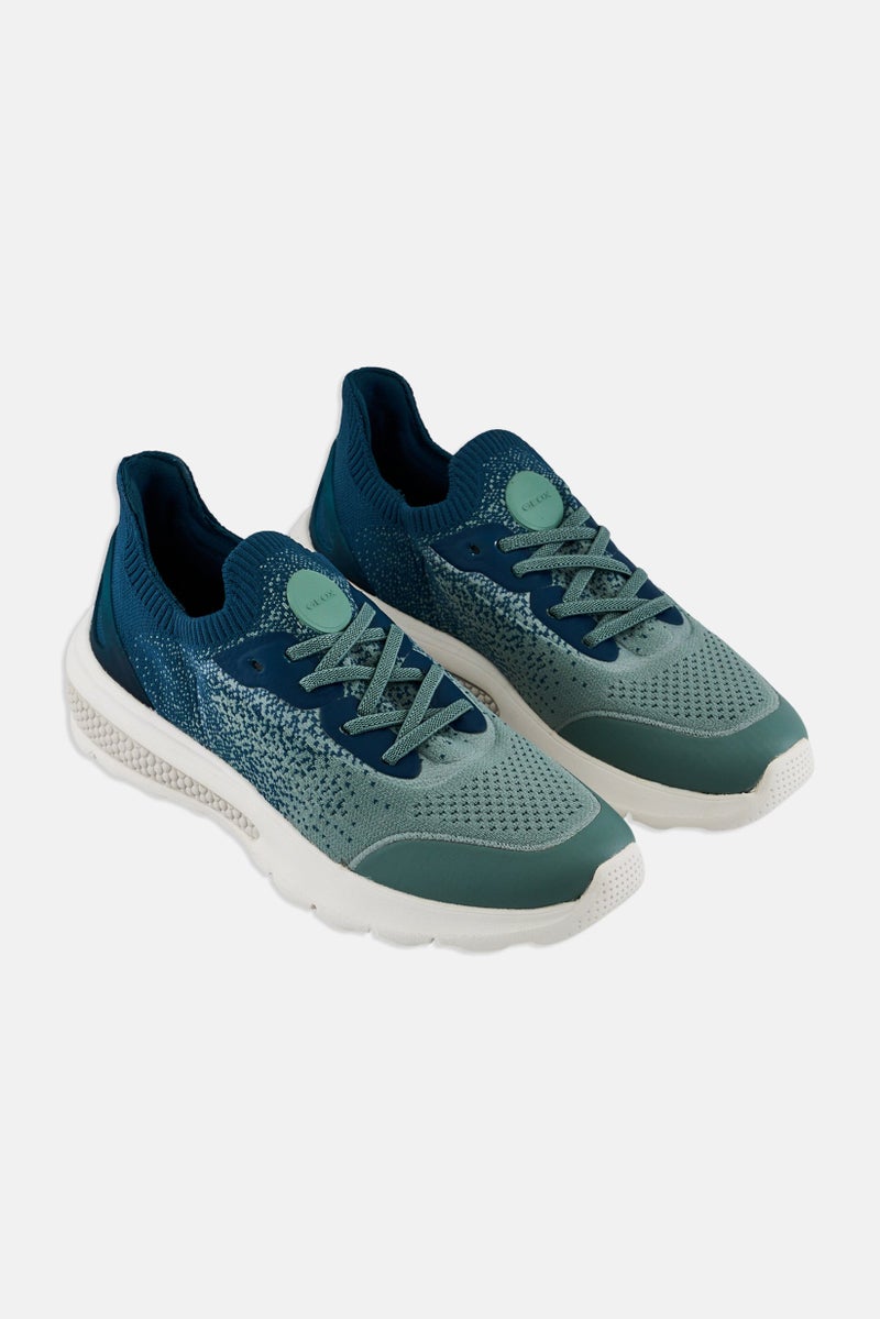 GEOX Women Spherica Actif Lace Up Sneakers, Multicolor - Image 1
