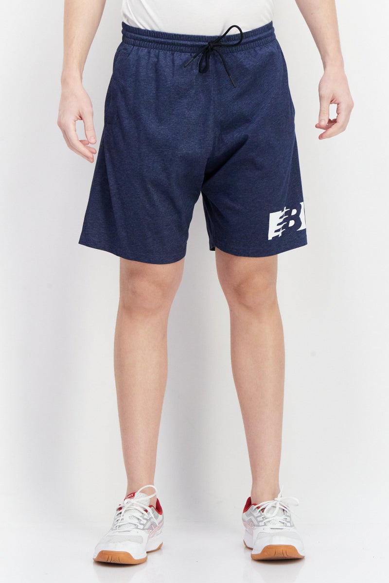 New Balance Men Sportswear Fit Training Shorts, Navy Blue - Image 1