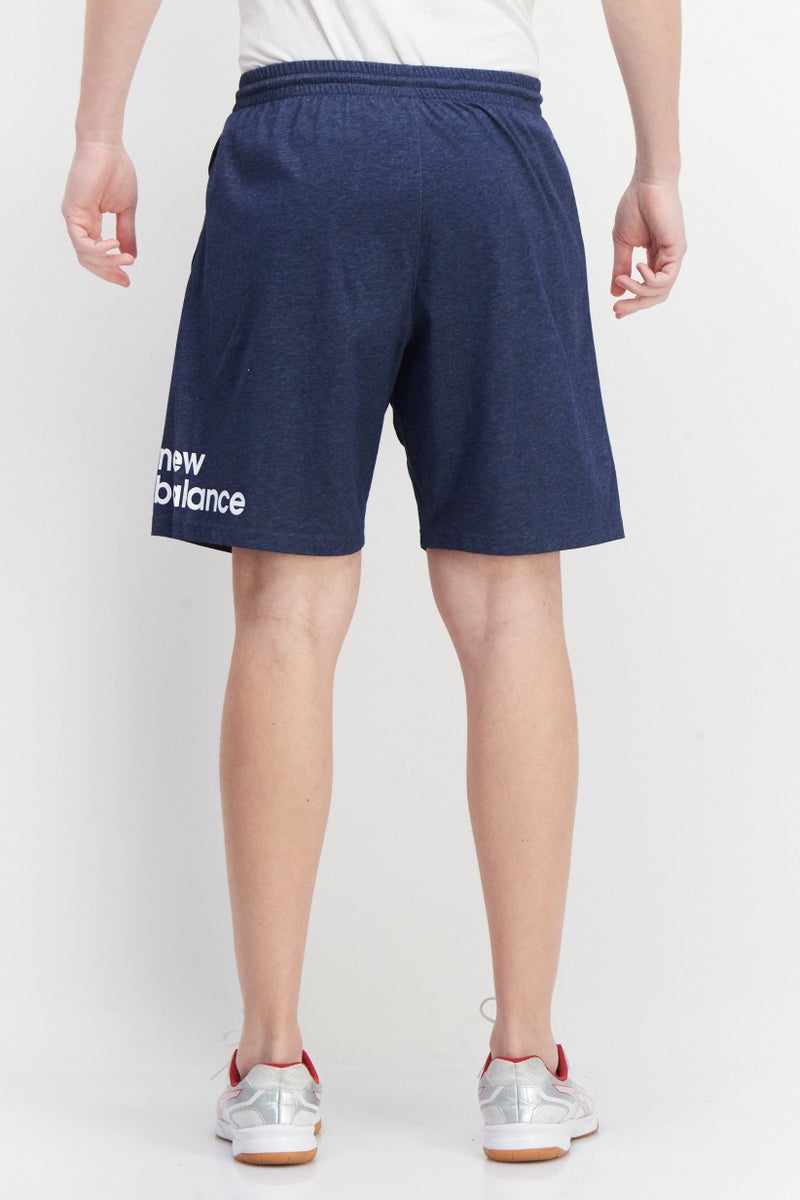 New Balance Men Sportswear Fit Training Shorts, Navy Blue - Image 3