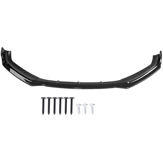 Brilluxa Bumper Canard, Lip Splitter Panel, Compatible with B9 2017-2018, Front Body Shovel Set, Car Aerodynamic Trim (Carbon Fiber Pattern) - Image 1