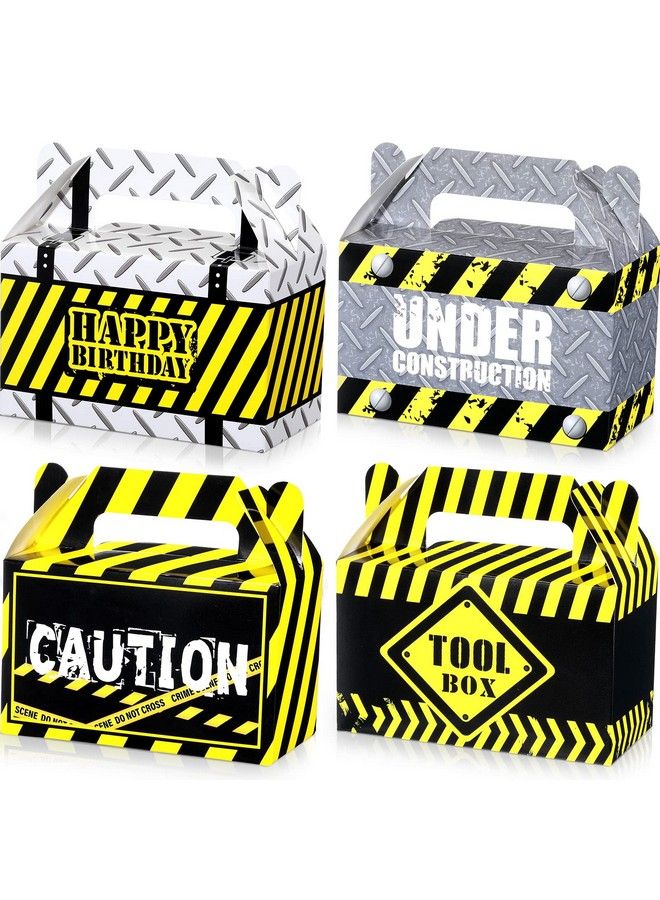 Marspark 16 Pack Construction Party Favor Treat Boxes Construction Birthday Party Supplies Dump Truck Goodie Bags For Kids Boy Birthday Party Baby Shower Dump Truck Party - Image 1