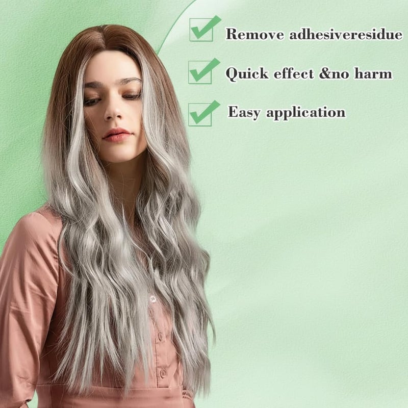 Tape Remover for Hair Extensions & Lace Front Wigs, Quick-Effect Non-Greasy Remover for Tape Extensions, Hair Replacement & Poly Hairpieces - Image 2