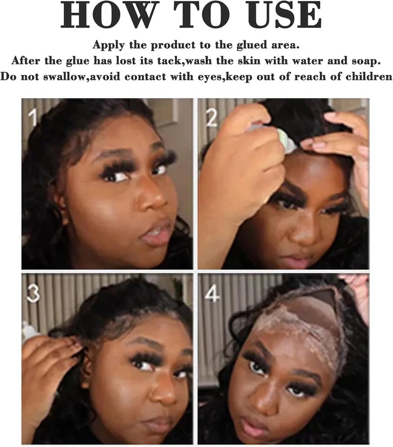 Tape Remover for Hair Extensions & Lace Front Wigs, Quick-Effect Non-Greasy Remover for Tape Extensions, Hair Replacement & Poly Hairpieces - Image 5
